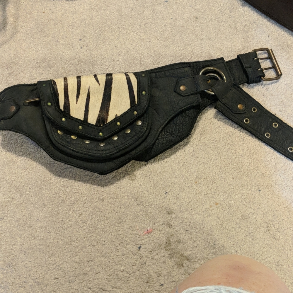 Leather waist pack